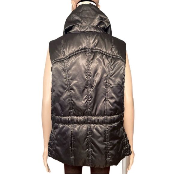 Lane Bryant Womens Vest  Size 14/16 Brown Chocolate Quilted Puffer Vest Winter - Picture 3 of 6